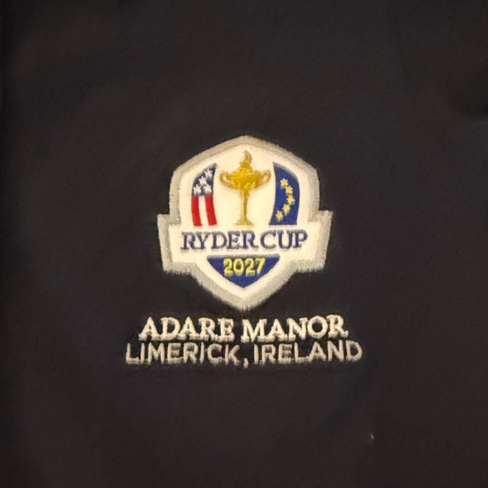 Ryder Cup 2027 Adare Ireland Women’s Navy Golf Shirt